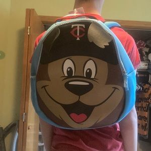 ⚾️ Minnesota Twins MLB T.C. Bear New Backpack Target Field 🐻 MN Twins ⚾️❤️ 🇺🇸